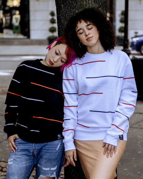 Vellion Unisex Stripe Sweatshirt